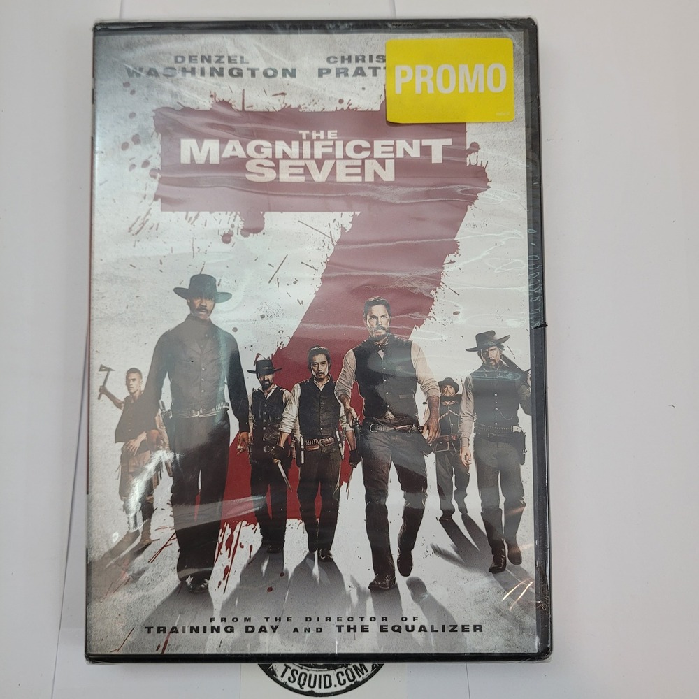 Sony The Magnificent Seven DVD Denzel Washington Chris Pratt Promo Western